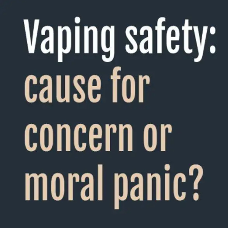 ความปลอดภัยในการสูบบุหรี่: สาเหตุของความกังวลหรือความตื่นตระหนกทางศีลธรรม?